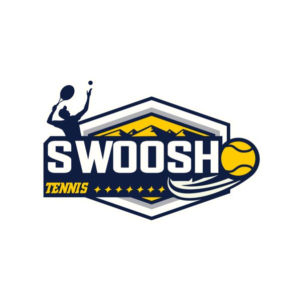 Swoosh Tennis logo template Thumbnail