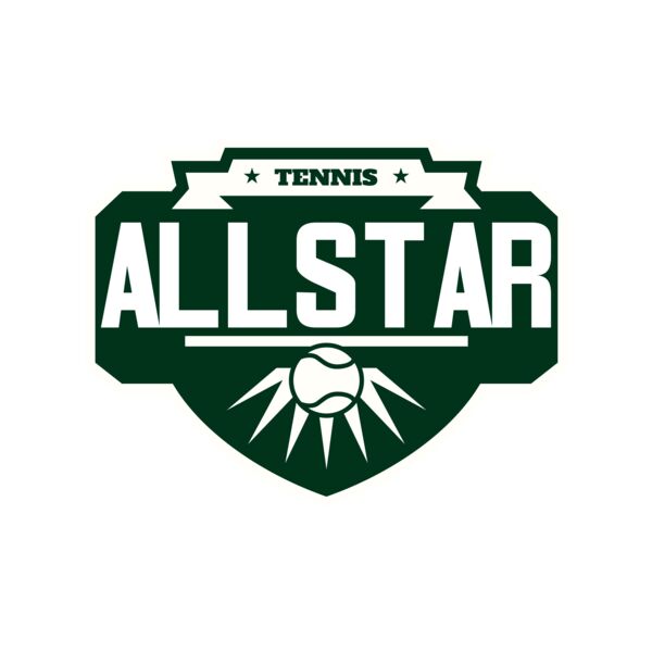 All star Tennis Logo  template Thumbnail