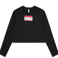 AS Colour Long Sleeve Crop Thumbnail